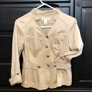 White House Black Market Light beige Jacket.